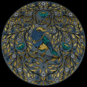 Blue Bird (Black on Black Edition)