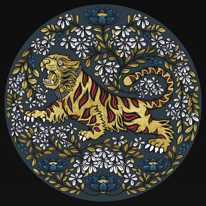 Tipu's Tiger in Jasmine (Black on Black Edition)