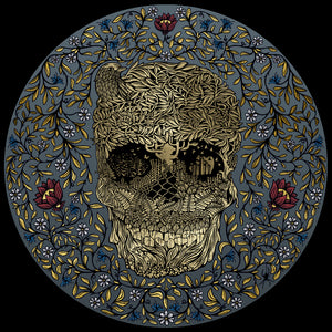 Hedgerow Skull (Black-on-Black Edition)