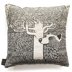 Fox Linen Cushion